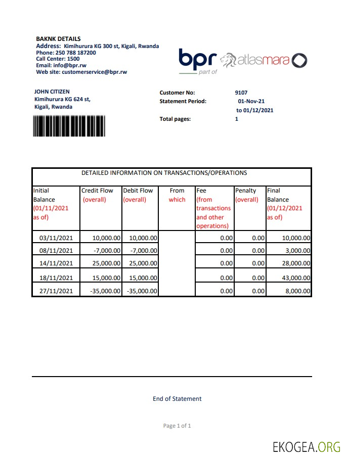 Rwanda BPR excel pdf